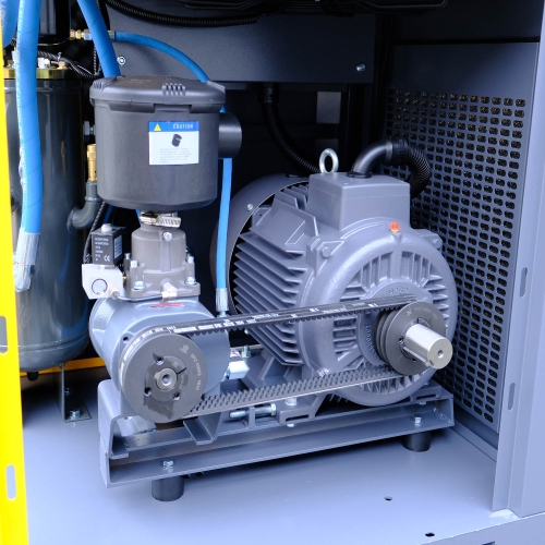 Kompresor śrubowy 3w1 11kW | 1500L/min | Zbiornik 500L i Osuszacz